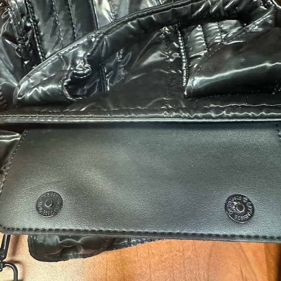 Steve Madden Black Structured Tote Bag - Picture 8 of 11